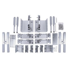 Glatt верхньоопорна система для трьох дверей (до 80кг)