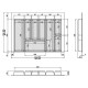 Лоток MULLER-TRAY антрацит 700мм (650х490)