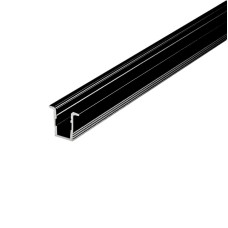 Профіль для LED-стрічки LUMINE, ВРІЗНИЙ SLIM L-3м анодов. чорний