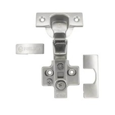Петля REJS Soft Close 3D накладна, опорна планка Н=0