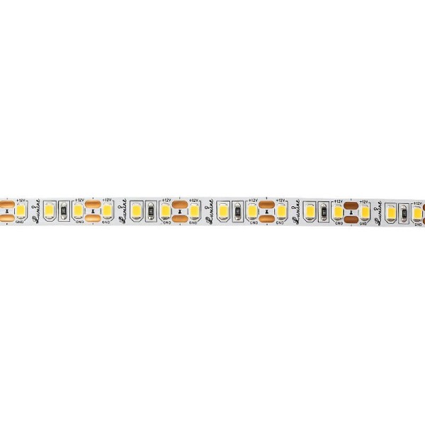 Світлодіодна LED стрічка 2835 SMD 120 LEDs/м, 12V, 9,6W/м, денне світло, 50м. Lumine