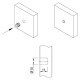 Муфта пластикова №33 Ø8мм M6 Rastex (1004928) Hettich