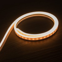 Світлодіодна стрічка NEON, SMD 2835, 10Вт, 24В, IP20, 4х10 мм, тепле світло, Lumine, 20м