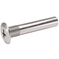 Стяжка міжсекційна d-5мм, М4, L-27мм нікель, Italiana Ferramenta