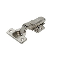 Петля Clip-On, без пружини, напівнакладна 105°, нікель, 3D, Muller Profi Line