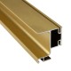 Профіль Gola Ferro Fiori  type L з LED, вертикальний бічний L-5400мм, золото RAL 1923