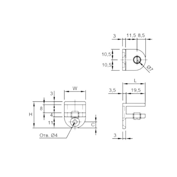 Полицетримач DM 40 G2 max 6мм хром, ДС OL