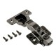 Петля GTV SILENTO PRO з дотягом 3D накладна чорна