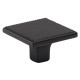 Ручка Citterio Giulio Knobs 35х35мм, чорний матовий